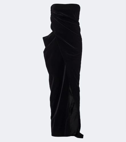 Robe longue bustier Marou en velours de coton - Khaite - Modalova