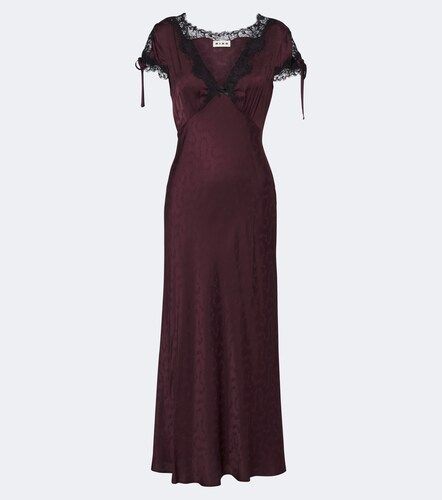 Robe midi Fern en satin jacquard - Rixo - Modalova
