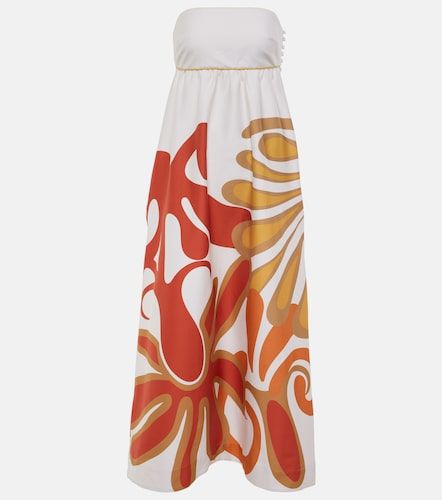 Robe longue Algae en coton mélangé - Adriana Degreas - Modalova