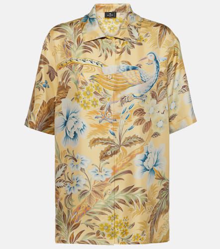 Etro Chemise en soie à fleurs - Etro - Modalova