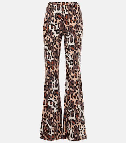 Pantalon évasé Brooklyn à motif léopard - Diane von Furstenberg - Modalova