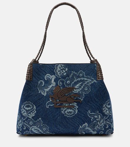 Etro Cabas Libra Large en denim - Etro - Modalova