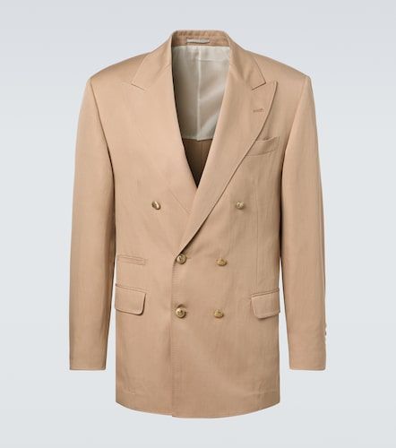 Blazer en soie et lin - Brunello Cucinelli - Modalova