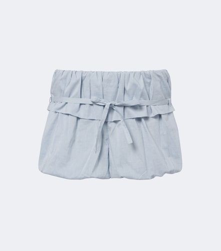 Short en coton et soie à rayures - Magda Butrym - Modalova