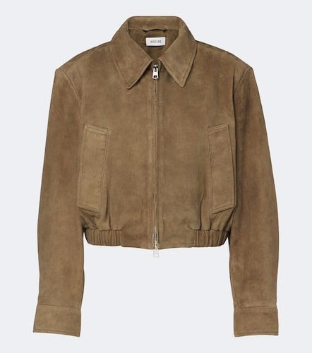 Agolde Veste courte Nahla en daim - Agolde - Modalova
