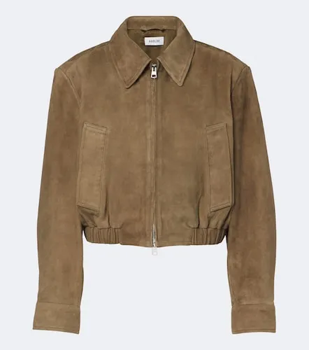 Agolde Veste courte Nahla en daim - Agolde - Modalova