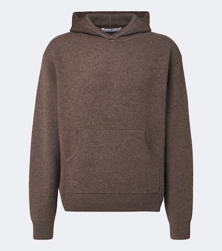 Sweat-shirt à capuche en cachemire mélangé - Acne Studios - Modalova