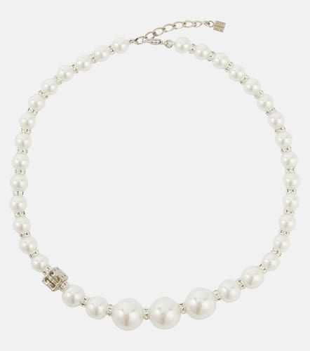 Collier à perles fantaisie et Swarovski® - Givenchy - Modalova