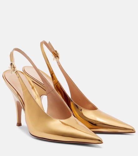 Escarpins slingback Sofia en cuir métallisé - Gianvito Rossi - Modalova