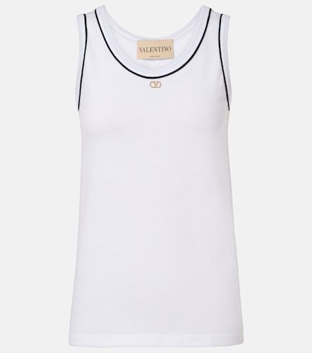 Top VLogo en coton - Valentino Garavani - Modalova