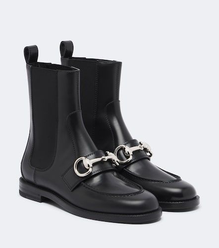 Bottines Chelsea Boulevard Horsebit en cuir - Gucci - Modalova