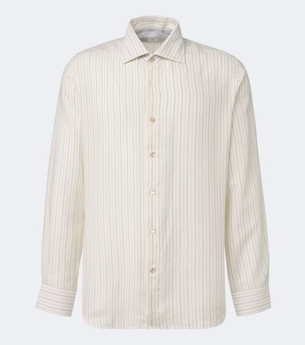 Chemise en sergé à rayures - Eleventy - Modalova