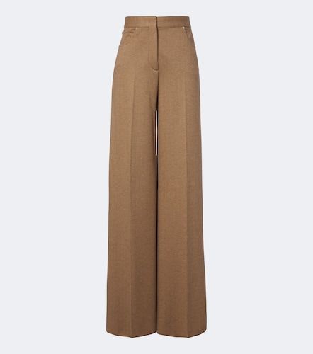 Pantalon ample en poil de chameau et laine mélangés - Max Mara - Modalova