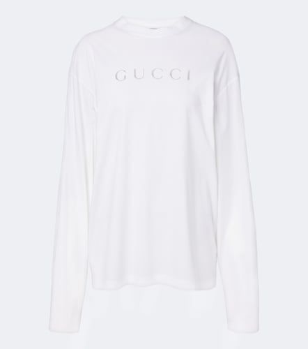 Gucci T-shirt en coton à logo - Gucci - Modalova
