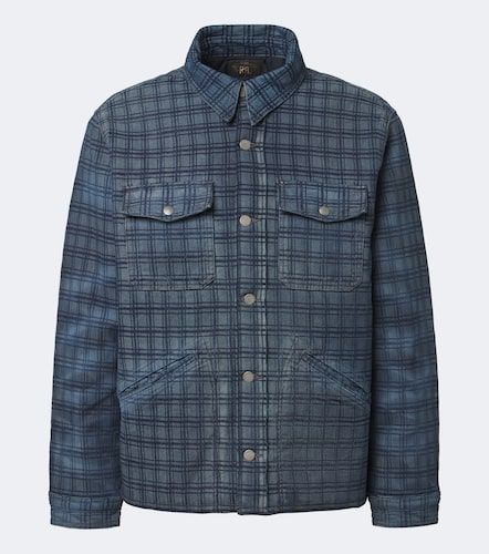RRL Veste en denim à carreaux - RRL - Modalova