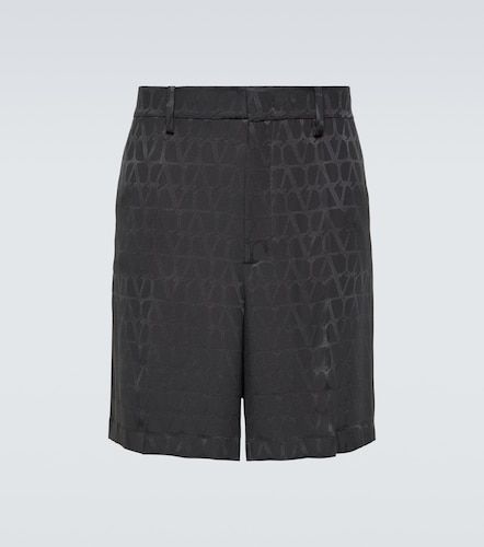 Short Toile Iconographe en soie - Valentino Garavani - Modalova