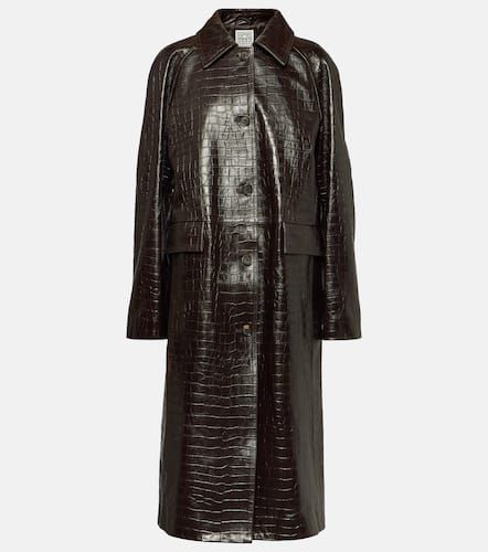 Toteme Manteau en cuir embossé - Toteme - Modalova