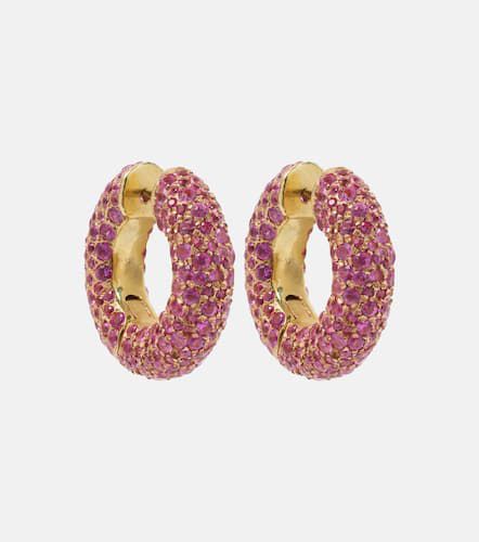 Boucles d'oreilles Blossom Bubble en or 18 ct et saphirs - Octavia Elizabeth - Modalova