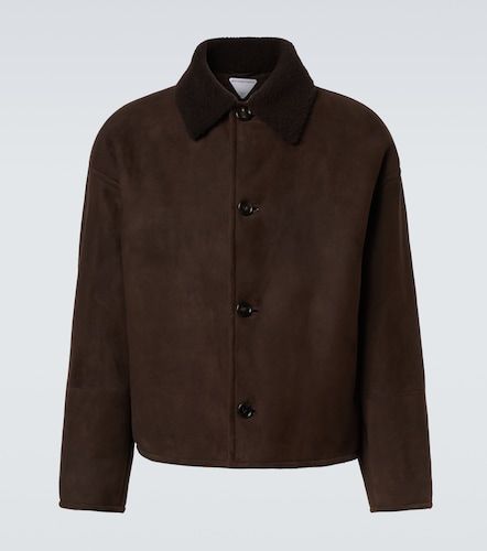 Veste en cuir et shearling - Bottega Veneta - Modalova