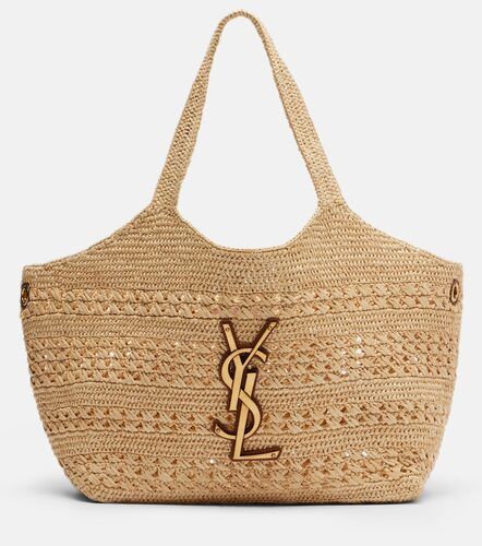 Cabas Icare Medium en raphia - Saint Laurent - Modalova