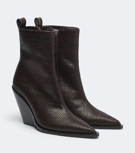 Bottines Colorado en cuir tressé - Souliers Martinez - Modalova
