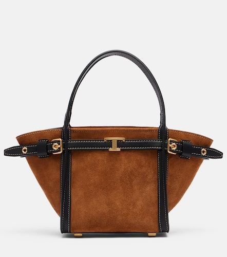 Sac à main T Signature Mini en daim - Tod's - Modalova