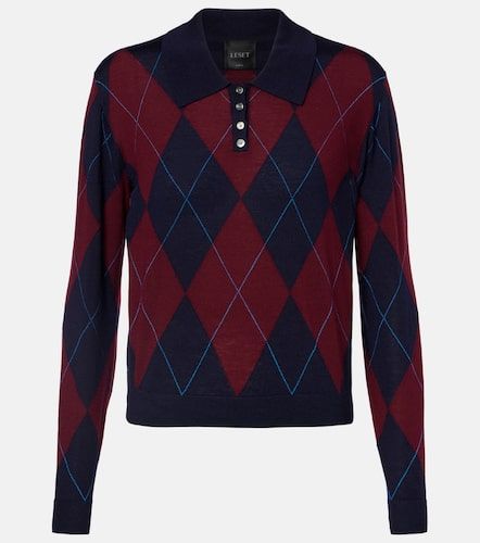 Polo James en laine à motif argyle - Leset - Modalova