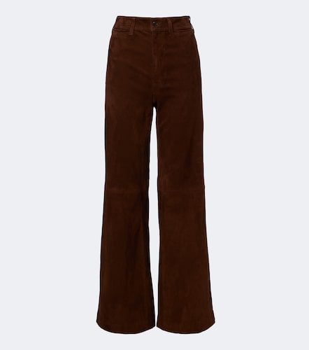 Pantalon évasé Beaton en daim - Polo Ralph Lauren - Modalova