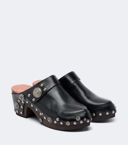 Chloé Mules Talis en cuir à clous - Chloe - Modalova