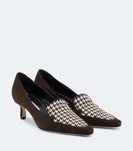 Escarpins Petusi en daim - Manolo Blahnik - Modalova