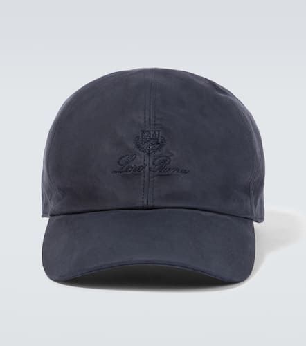 Casquette en daim  logo - Loro Piana - Modalova