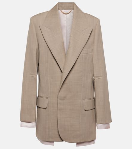 Blazer en laine vierge - Victoria Beckham - Modalova