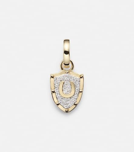 Collier Protection Horseshoe Crest Miniature en or 18 ct et diamants - FoundRae - Modalova