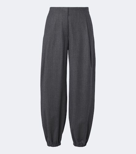 Pantalon ballon en laine mélangée - Max Mara - Modalova