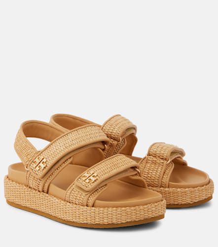 Tory Burch Sandales Kira en raphia - Tory Burch - Modalova