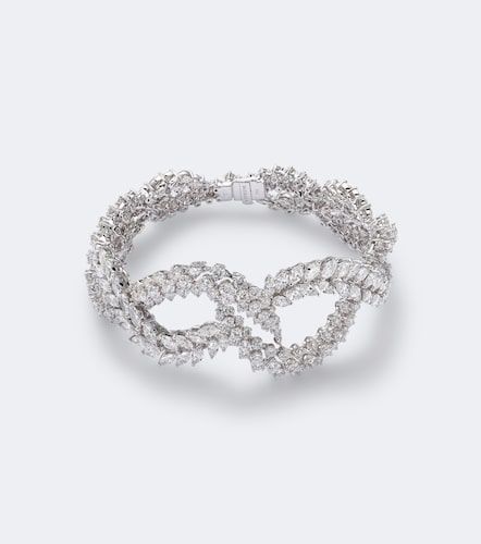 Bracelet Y-Couture en or blanc 18 ct et diamants - Yeprem - Modalova