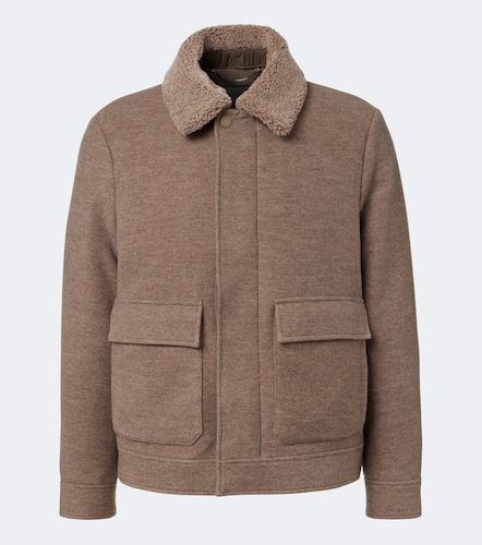 Veste en laine, cachemire et shearling - Canali - Modalova