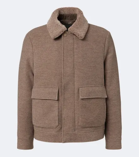 Veste en laine, cachemire et shearling - Canali - Modalova