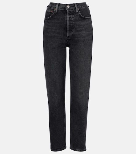 Jean straight 90’s Pinch Waist Crop - Agolde - Modalova