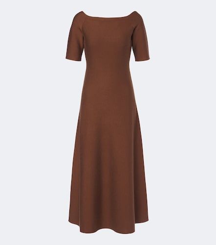 Robe longue Vivia en laine, soie et cachemire - Gabriela Hearst - Modalova