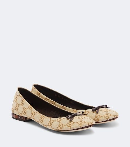 Gucci Ballerines en toile GG - Gucci - Modalova