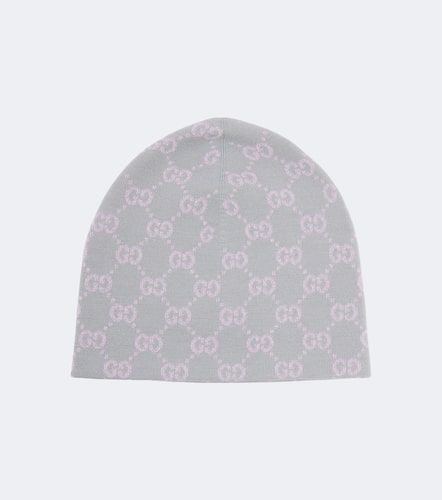 Bonnet GG en jacquard de laine mélangée - Gucci - Modalova