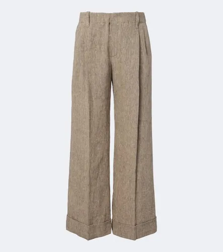 Pantalon Monili ample en lin - Brunello Cucinelli - Modalova