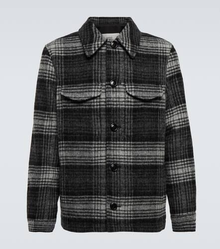 Veste en laine à carreaux - Ami Paris - Modalova