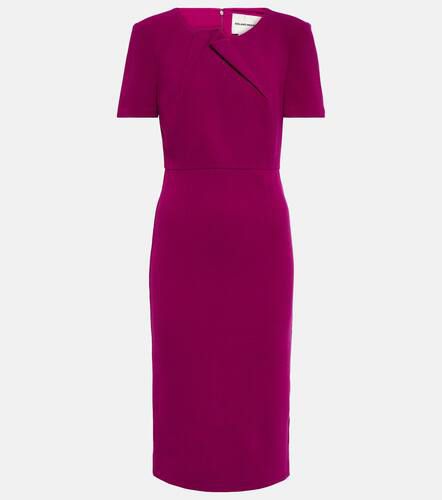 Robe midi en crêpe de laine - Roland Mouret - Modalova