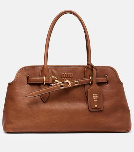 Miu Miu Sac Aventure Large en cuir - Miu Miu - Modalova