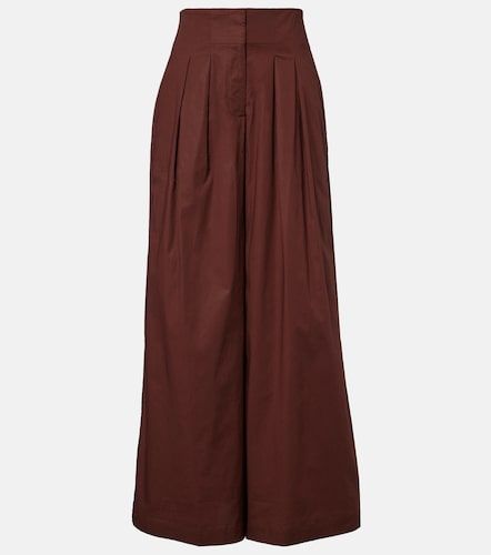 Pantalon large en coton mélangé - Adriana Degreas - Modalova