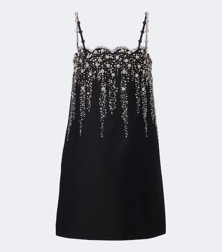Robe en Crêpe Couture à ornements - Valentino Garavani - Modalova
