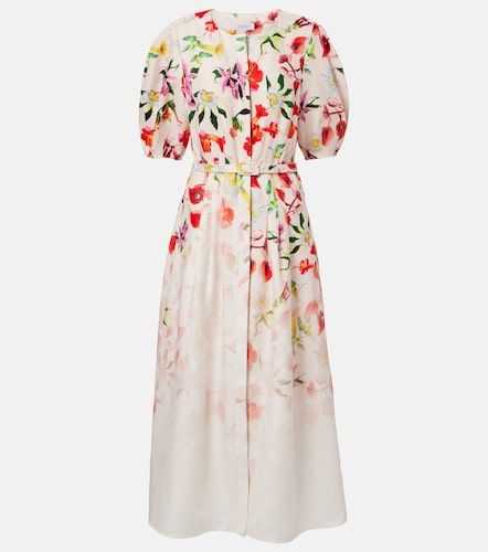 Robe Ignis en lin à imprimé floral - Gabriela Hearst - Modalova