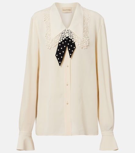 Blouse en crêpe de soie - Valentino Garavani - Modalova